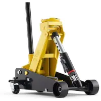 Vevor matalaprofiilinen nostotunkki, 3 tonnin kapasiteetti, teräksinen kilpa-autonnostin yksimäntäisellä pikapumpulla, hydraulinen nostovaunu urheiluautoille, sedaneille, katumaastureille ja lava-auto