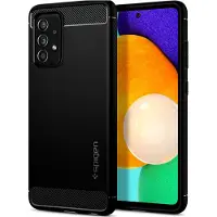 Spigen Rugged Armor Samsung Galaxy A52 5G, Galaxy A52s Kotelo - Musta