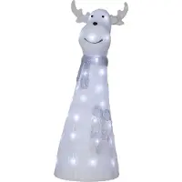 Star Micronics Trading Flamme Soft 17,5 cm IP44 ruskea LED-kynttilä