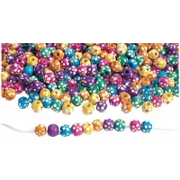 Colorations - Wooden Stringing Beads Flower 225 g