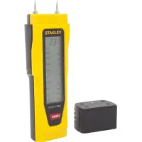 Stanley 0-77-030 piikkikosteusmittari rakennusmateriaaleille, musta-keltainen