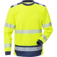 Fristads High vis t-paita lk 3 7724 THV Huomiokeltainen/Laivastonsininen M