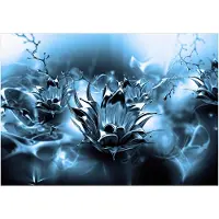 Kärkkäinen Artgeist Oily Flower (Blue) itseliimautuva fototapetti