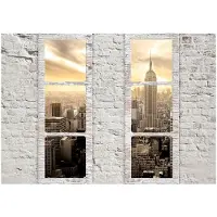 Kärkkäinen Artgeist New York: View From The Window itseliimautuva fototapetti