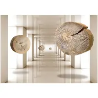 Kärkkäinen Artgeist Flying Discs Of Wood itseliimautuva fototapetti