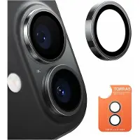 Torras Lensguard Camera Glass for iPhone 16 Pro (Black)