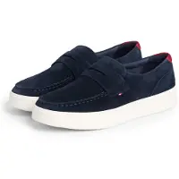Tommy Hilfiger Modern Light Hybrid Suede Loafer - Navy - 43
