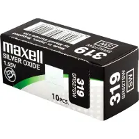 Maxell – Hopeaoksidiparisto, SR527SW (319), 1,55V, 10-pakkaus (18292900)
