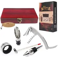 Uniq Viini asettaa - Halpa Gift Box puuhun - 5 sarjaa
