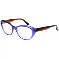 Safilo SA 6031 53/17/140 Tumman läpinäkyvä sinihavanna Acetate NAISET SA 6031