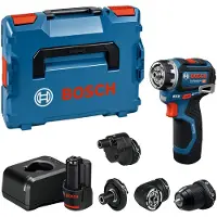 Bosch Pora/ruuvinväännin PRO GSR 12V-32 FC; 12 V; 2x2,0 Ah akku + L-Boxx 102