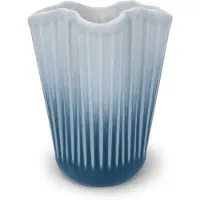 Kähler Hammershøi vaasi unfold Sininen, 16,5 cm