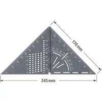Wolfcraft Säädettävä kulmatuki 5209000