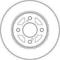 TRW Jarrulevy (1kpl) DF6738