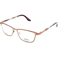 Safilo SA 6025 52/15/135 Kiiltävä vaaleanruskea mattamudassa Ruostumaton teräs NAISILLE SA 6025