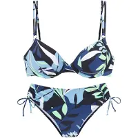Sunseeker Bikini laivastonsininen / vaaleansininen / pastellinvihreä / valkoinen