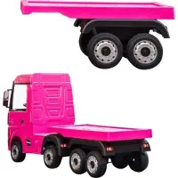 Lean cars Akkuperävaunu HL358 Mercedes Actros vaaleanpunainen