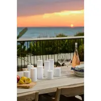 Sirius Home Sille Solar Ø7,5Xh15Cm, Hvid - White - ONE SIZE