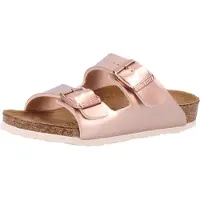 Birkenstock Kids' Arizona Birko-Flor Narrow Electric Metallic Copper Sandaalit 27