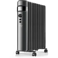 Taurus Agadir -öljytäytteinen lämmitin, 2500 W, 11 elementtiä, 3 tehotasoa, musta
