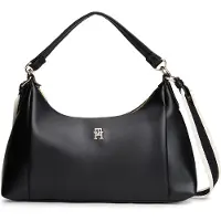 Tommy Hilfiger Th Essential Shoulder Bag - Black - ONE SIZE