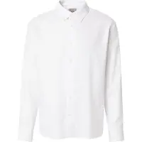 Calvin Klein Ls Aop Jacquard Easy Shirt - White - XL
