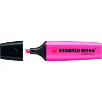 Stabilo BOSS ORIGINAL, 1 kpl, Vaaleanpunainen, Taltan pää, Musta, Vaaleanpunainen, Suorakulmio, 2 mm