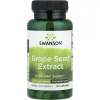 Swanson Health Viinirypäleensiemenuute - 120 kapselia