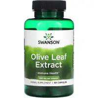 Swanson Health Oliivinlehtiuute, 500 mg - 60 kapselia