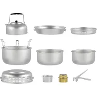 Atom Camping Cooking Set Alcohol Burner