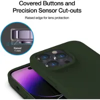 JustMobile Just Mobile TENC [Silicone] w. MagSafe for iPhone 14 Pro - Dark Green