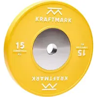 Kraftmark Bumper Kilpailulevypaino 50mm - 15kg