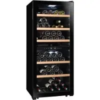 La Sommeliere viinikaappi LS102DZBLACK (vapaasti seisova, 102 pulloa)