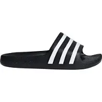 Adidas Rantakengät 'Adilette Aqua' musta / valkoinen