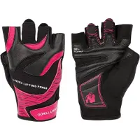 Gorilla wear Womens Fitnesshanskat 2.0 Musta Pinkki