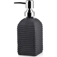 By Lille Vilde saippua-annostelija lasi saippua-annostelija nestesäiliö musta 450ml