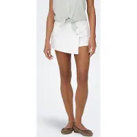 ONLY Onllesly Reg Lb Dnm Skort Bj Noos - White - L
