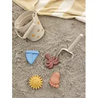 Bloomingville Mini Rantasetti - Agnes - Silikoni - Luonnollinen - - OneSize - Hiekkalelut