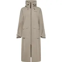 Didriksons Women's Nadja Parka Long 4 Ash Brown Parkatakit vuorettomat 40