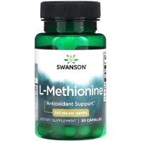 Swanson Health L-metioniini, 500mg - 30 kapselia