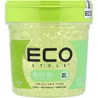 Eco Styler Keskivoimakas kiinnitysgeeli Eco Styler Styler Styling 473 ml Oliiviöljy