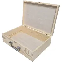 Playwood Pine Suitcase A4 Size with Metal Handle