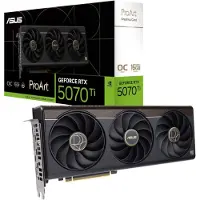 Asus ProArt -RTX5070TI-O16G, GeForce RTX 5070 Ti, 16 GB, GDDR7, 256 bittiä, 7680 x 4320 pikseliä, PCI Express 5.0