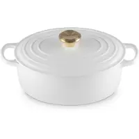 Le Creuset Signature Ovaali pata 4.1 l Valkoinen