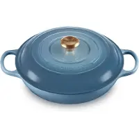 Le Creuset - Signature Matala Valurautapata 3,5 L Chambray