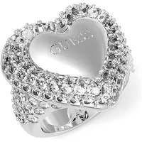 GUESS Beloved Pave Heart Rengas