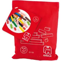 Goula Stock Bags Wooden Game Monivärinen