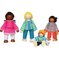 Goki Flexible Dolls Intercultural Family 4pcs.