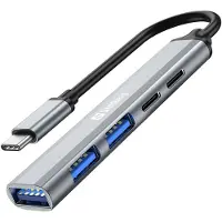 Sandberg USB-C Hubi 3x USB-A ja 2x USB-C