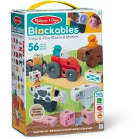 Melissa & Doug Blockables Building Set Farm